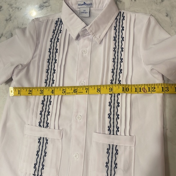 BlueQuail Little Boys Guayabera - Picture 3 of 3